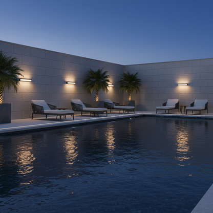 Solar Wall Lantern - Outdoor Wall Light with Modern Design