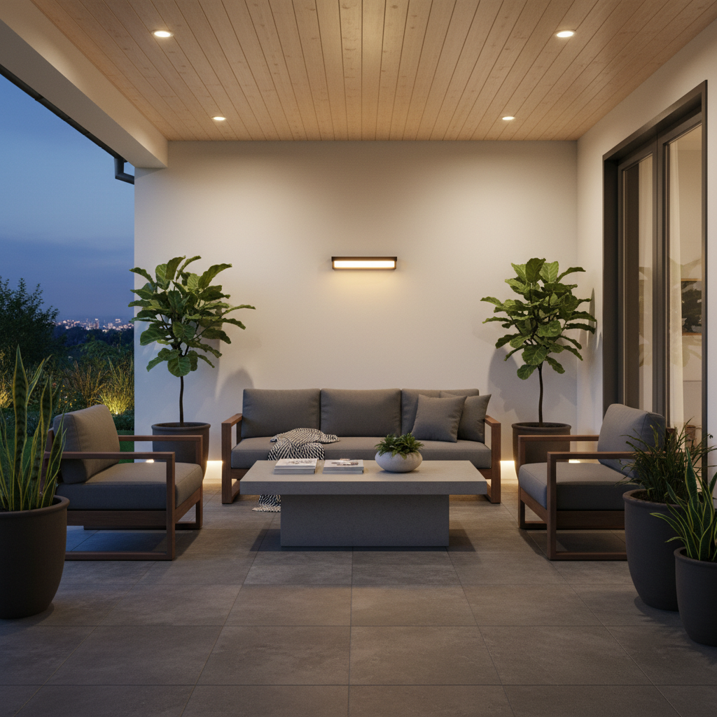 Solar Wall Lantern - Outdoor Wall Light with Modern Design