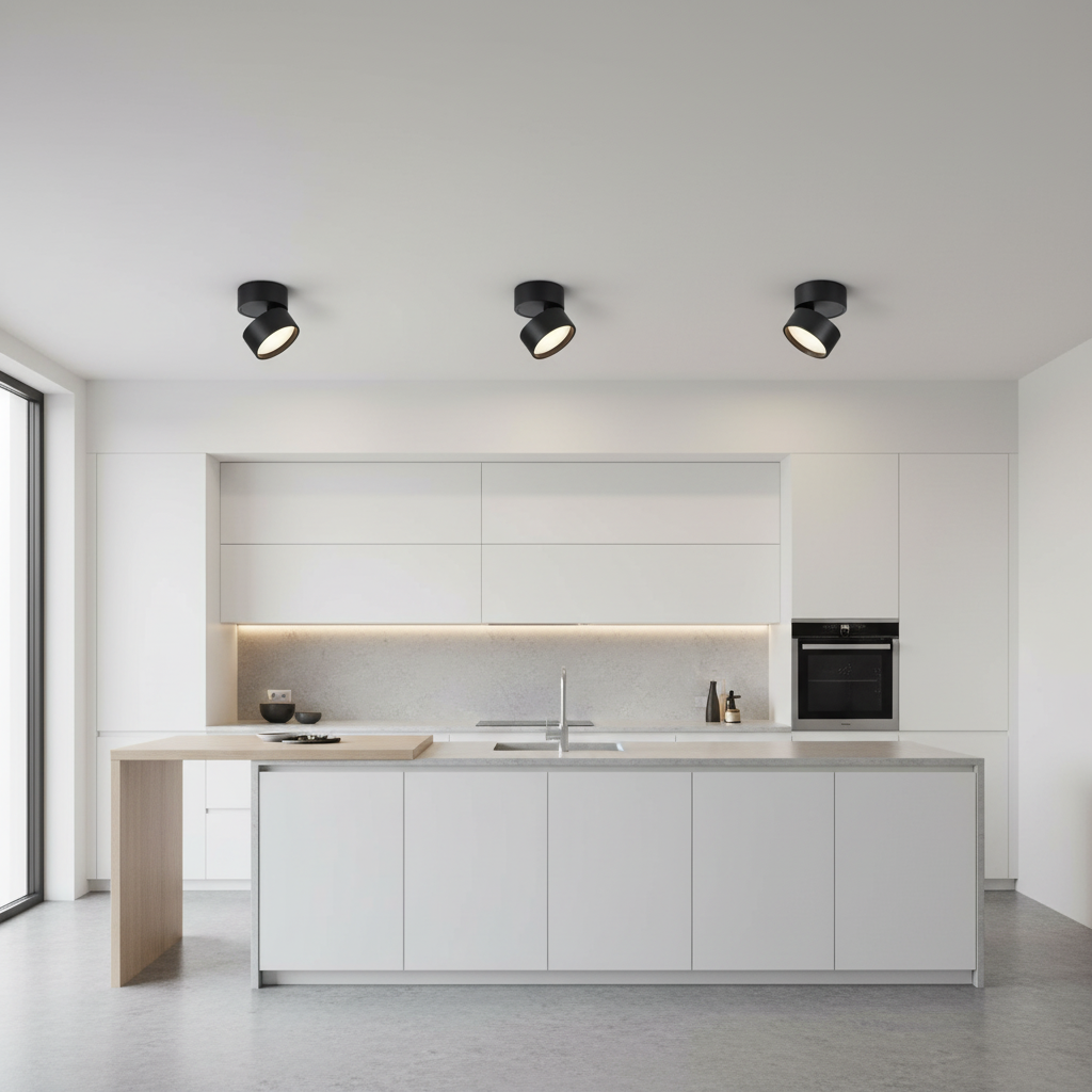 Roma Modern Adjustable LED Ceiling Light – Versatile Illumination for Any Room