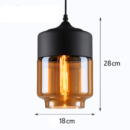 Alvion Modern Glass Pendant Light – Elegant Kitchen and Dining Lighting