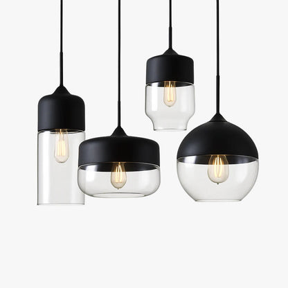 Alvion Modern Glass Pendant Light – Elegant Kitchen and Dining Lighting