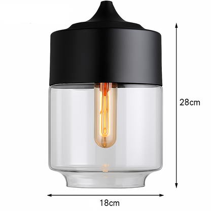 Alvion Modern Glass Pendant Light – Elegant Kitchen and Dining Lighting