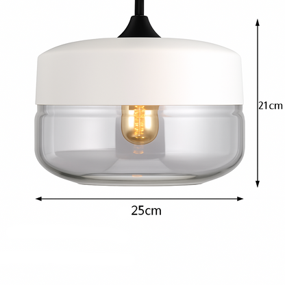 Alvion Modern Glass Pendant Light – Elegant Kitchen and Dining Lighting