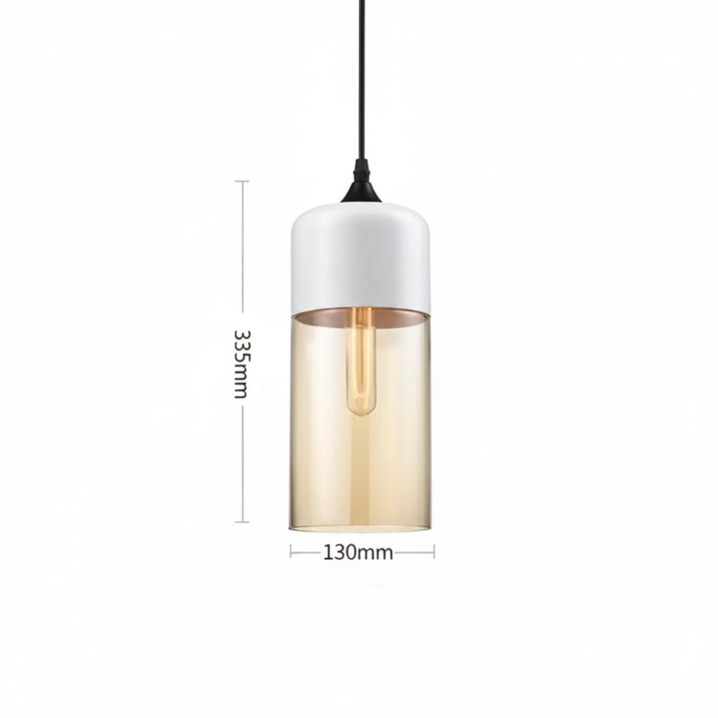 Alvion Modern Glass Pendant Light – Elegant Kitchen and Dining Lighting