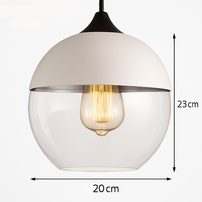 Alvion Modern Glass Pendant Light – Elegant Kitchen and Dining Lighting