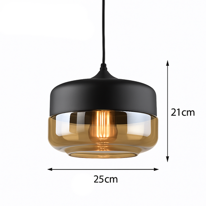 Alvion Modern Glass Pendant Light – Elegant Kitchen and Dining Lighting