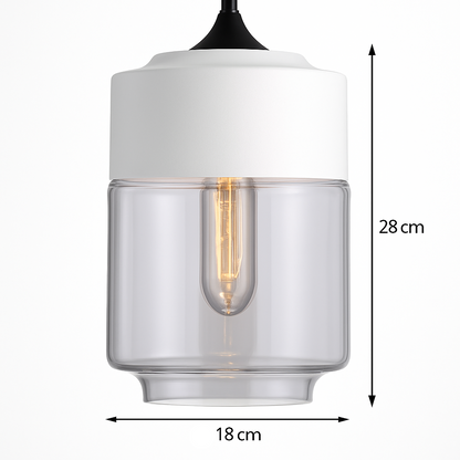 Alvion Modern Glass Pendant Light – Elegant Kitchen and Dining Lighting