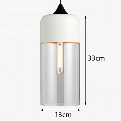 Alvion Modern Glass Pendant Light – Elegant Kitchen and Dining Lighting