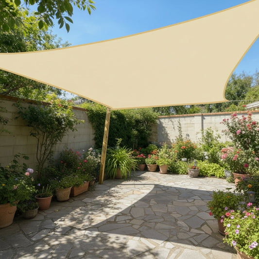 Cerra Square Sail Waterproof UV-Resistant Outdoor Shade Canopy Cover