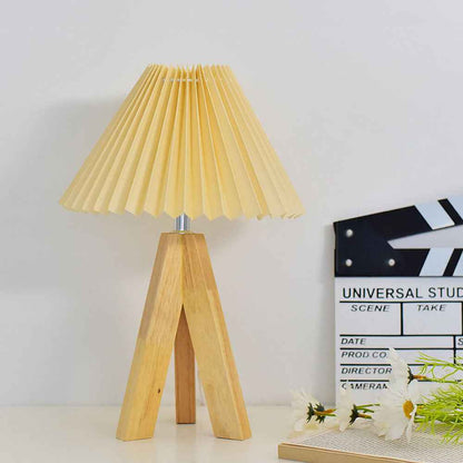 Folded Glow LED Table Lamp for Warm Bedroom Lighting