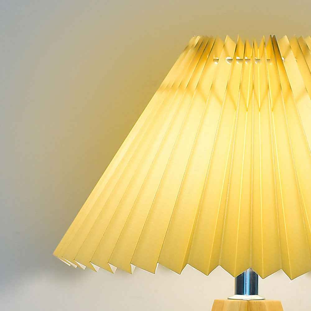 Folded Glow LED Table Lamp for Warm Bedroom Lighting