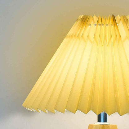 Folded Glow LED Table Lamp for Warm Bedroom Lighting