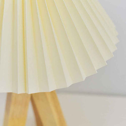 Folded Glow LED Table Lamp for Warm Bedroom Lighting