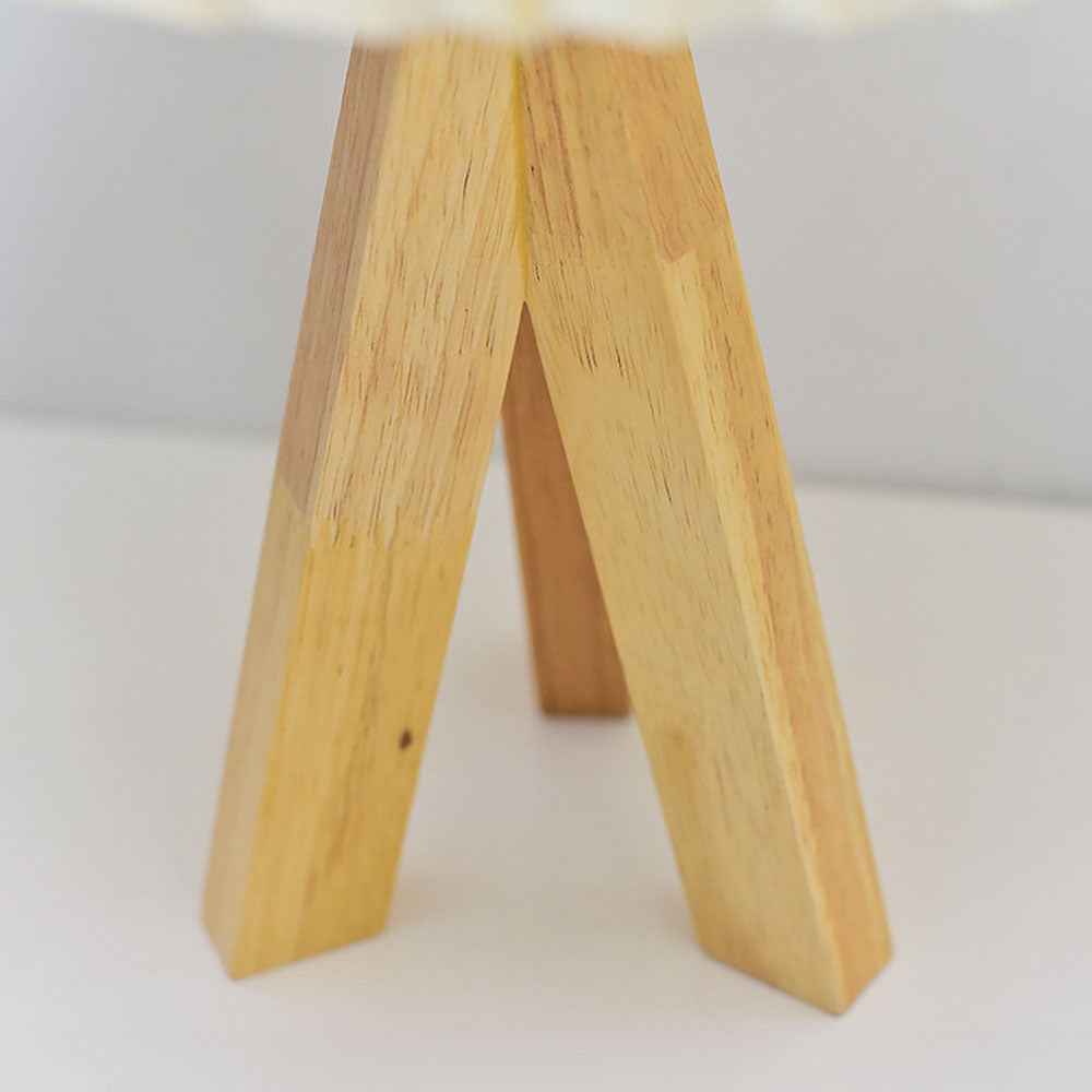 Folded Glow LED Table Lamp for Warm Bedroom Lighting