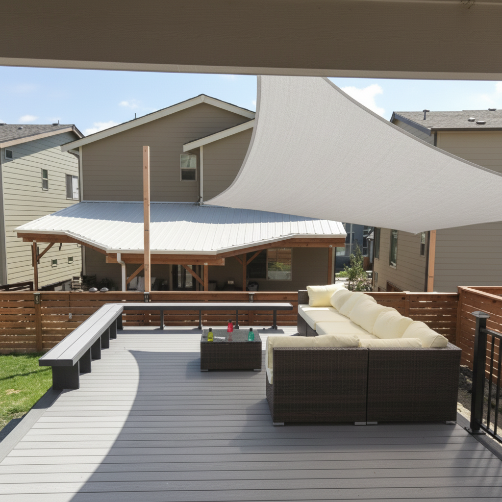Ceron Rectangle Waterproof Shade Sail UV Protection Outdoor Canopy