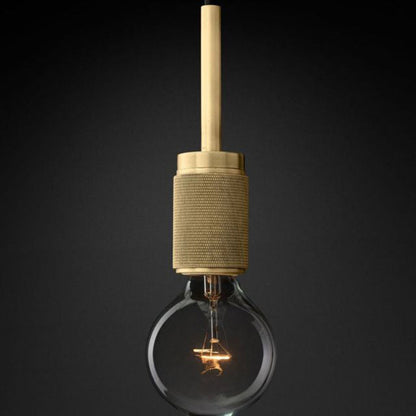 Harrington Brass Glass Pendant Light with Adjustable Kitchen Style