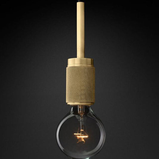 Harrington Brass Glass Pendant Light with Adjustable Kitchen Style