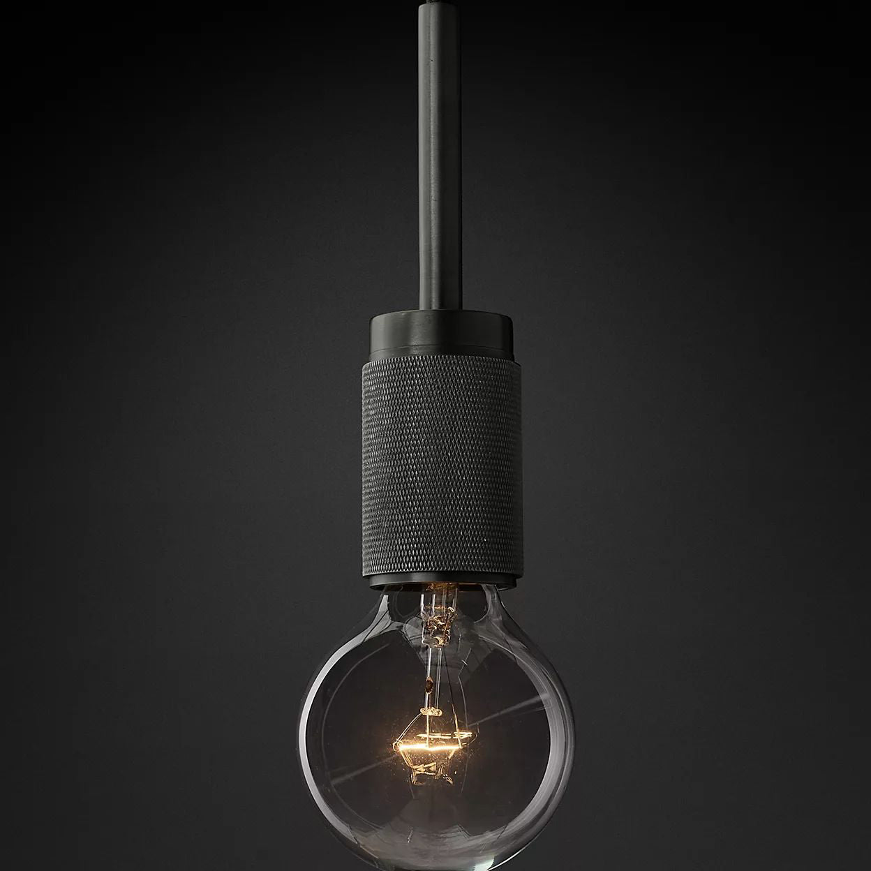 Harrington Brass Glass Pendant Light with Adjustable Kitchen Style