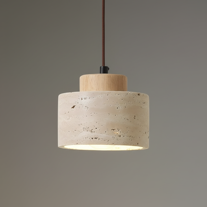 Travertine Stone Pendant Light | Modern Kitchen Pendant Lighting