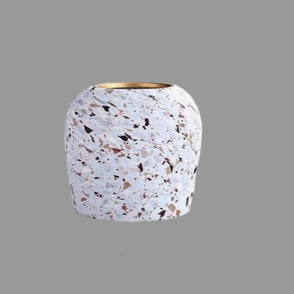 Trenzo Modern Ceramic Vase – Stylish Terrazzo Design for Home Decor