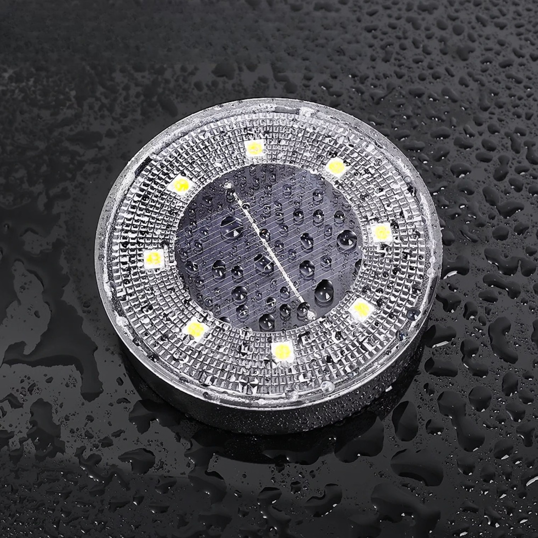 Solstice Outdoor Solar Garden Lights for Pathway and Patio Lighting