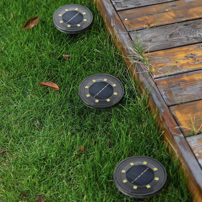 Solstice Outdoor Solar Garden Lights for Pathway and Patio Lighting
