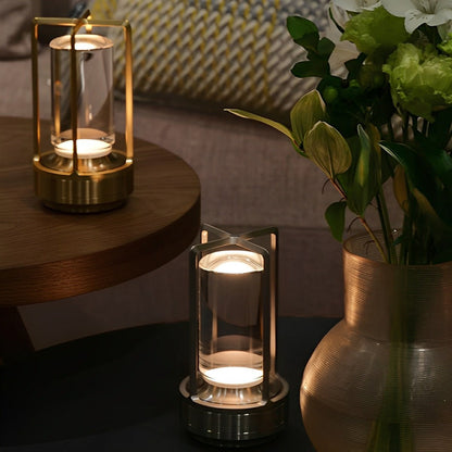 Norrin Portable Lantern Table Lamp Cordless Adjustable Indoor Outdoor Lighting