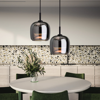 Aurel Modern Black Pendant Light – Minimalist Kitchen Island Fixture