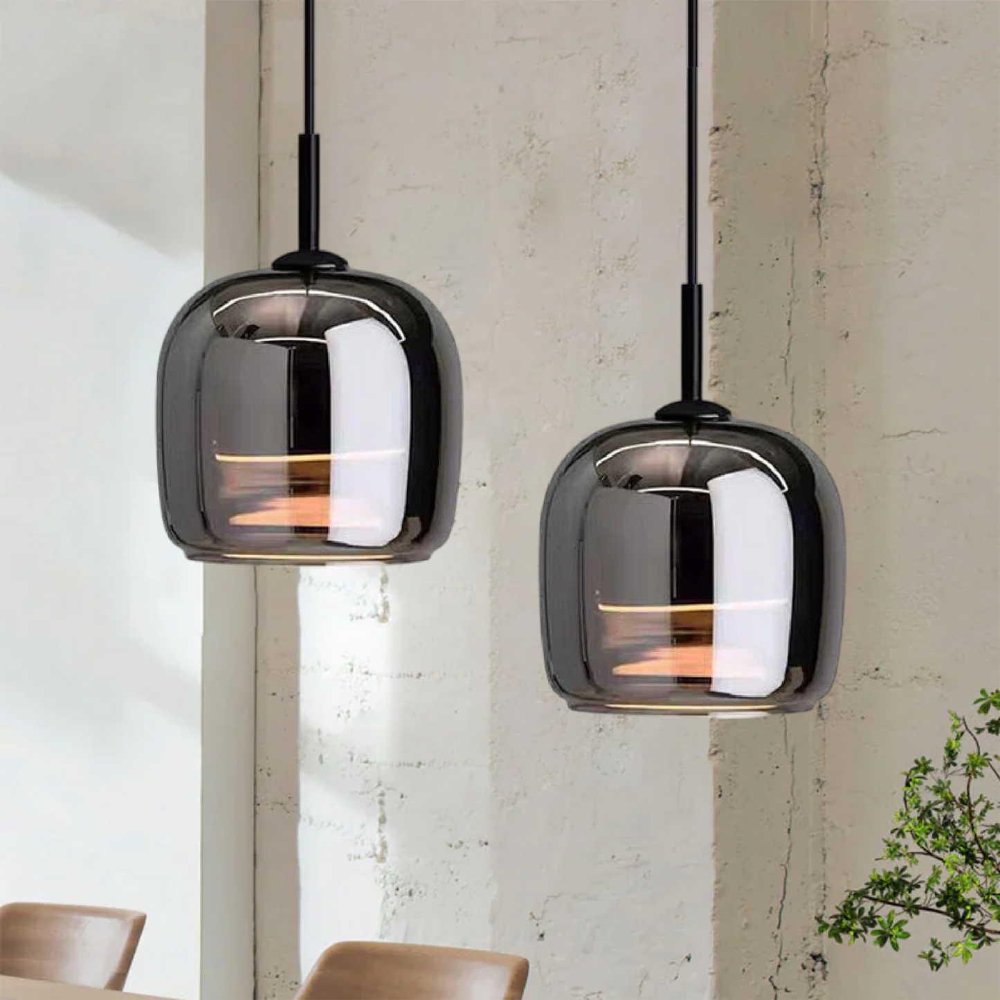 Aurel Modern Black Pendant Light – Minimalist Kitchen Island Fixture