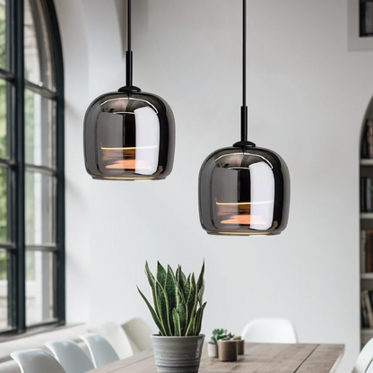 Aurel Modern Black Pendant Light – Minimalist Kitchen Island Fixture