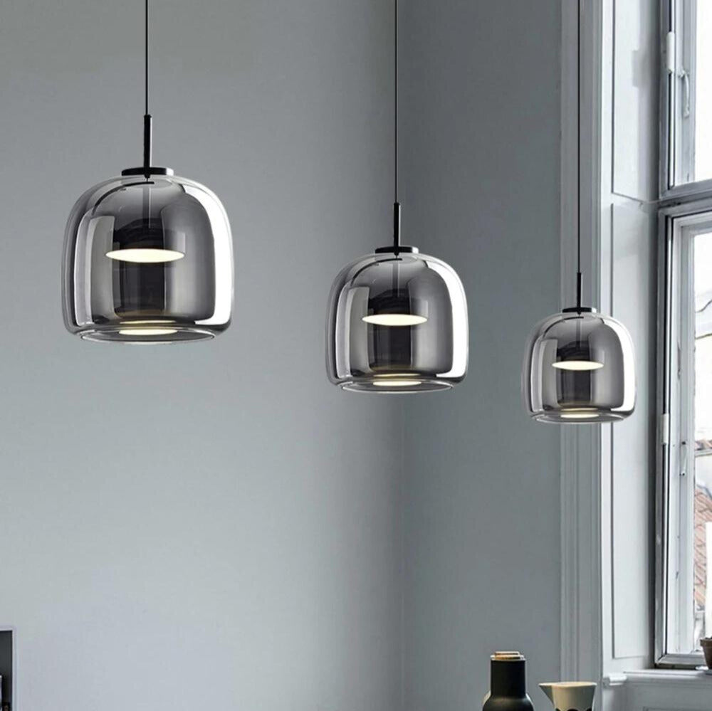 Aurel Modern Black Pendant Light – Minimalist Kitchen Island Fixture