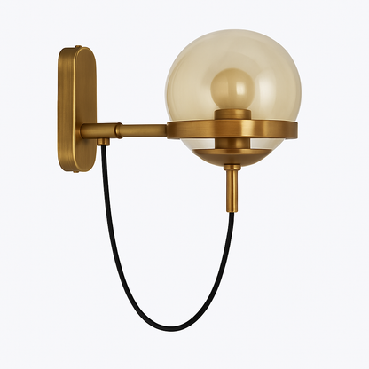 Delo Stylish LED Wall Light – Elegant Glass Sconce for Home Decor
