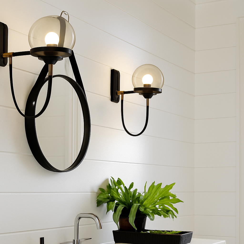 Delo Stylish LED Wall Light – Elegant Glass Sconce for Home Decor