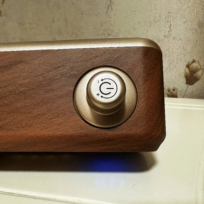 Elira Vintage Bluetooth Alarm Clock – Retro Wooden Style Speaker