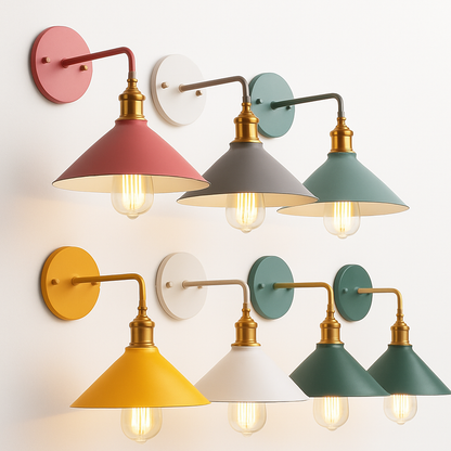 Rivis Bathroom Wall Lights – Stylish Iron Sconces for Customizable Ambiance