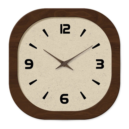 Oakmere Homeowners Modern Wall Clock – Elegant Wood Effect Design for Timeless Decor