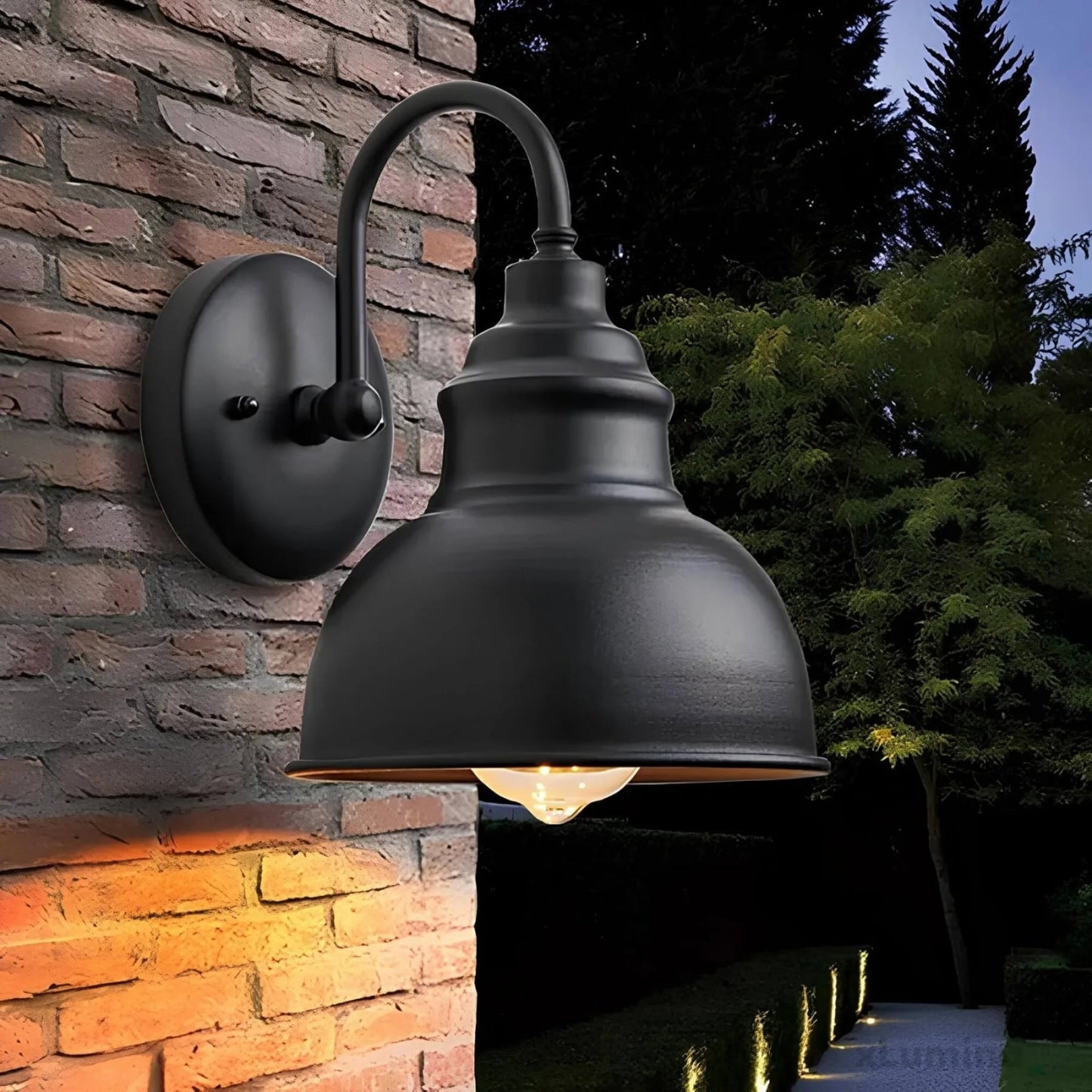 Alderwick Outdoor Wall Lantern – Vintage Garden Lighting with Industrial Style