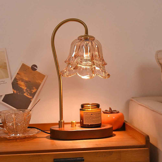 Vivia Women's Candle Warmer Lamp – Elegant Glass Design for Cozy Atmosphere