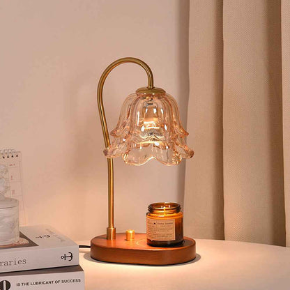 Vivia Women's Candle Warmer Lamp – Elegant Glass Design for Cozy Atmosphere