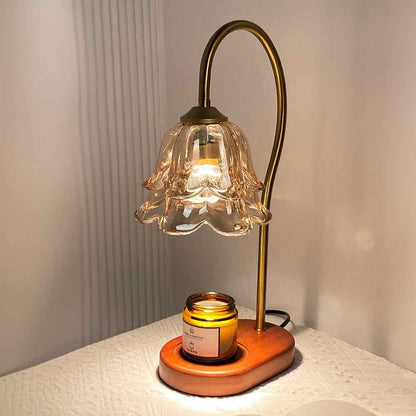 Vivia Women's Candle Warmer Lamp – Elegant Glass Design for Cozy Atmosphere