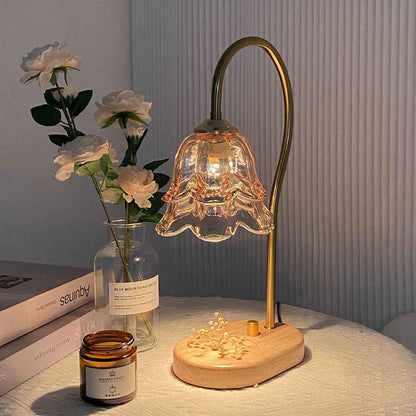 Vivia Women's Candle Warmer Lamp – Elegant Glass Design for Cozy Atmosphere
