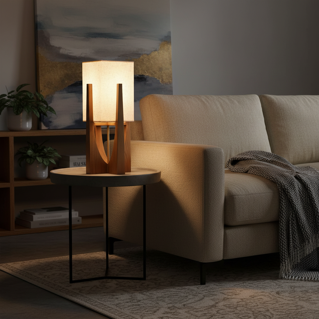 Wabi Sabi Floor Lamp - Japanese Style Standing Lamp