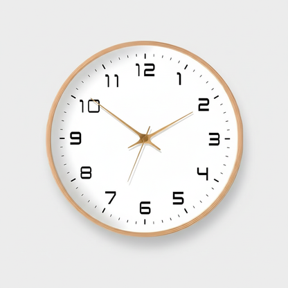 Solace Large Wooden Wall Clock for Stylish Modern Home Decor