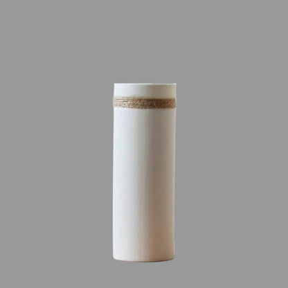 Weslyn Modern White Ceramic Vase – Artistic Design for Elegant Home Decor