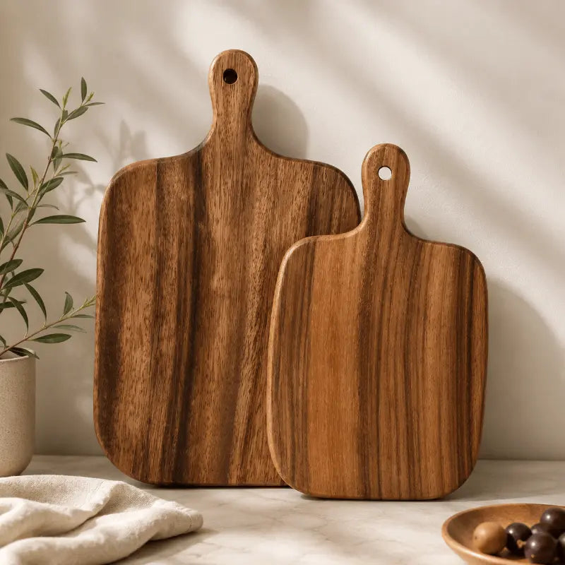 Wynwood Wooden Serving Board Set – Natural Grain for Stylish Entertaining