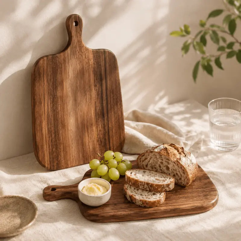 Wynwood Wooden Serving Board Set – Natural Grain for Stylish Entertaining