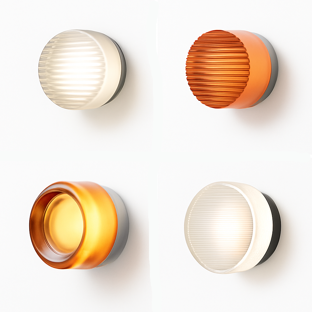 Bellford Modern Round LED Wall Sconce for Soft Indoor Illumination