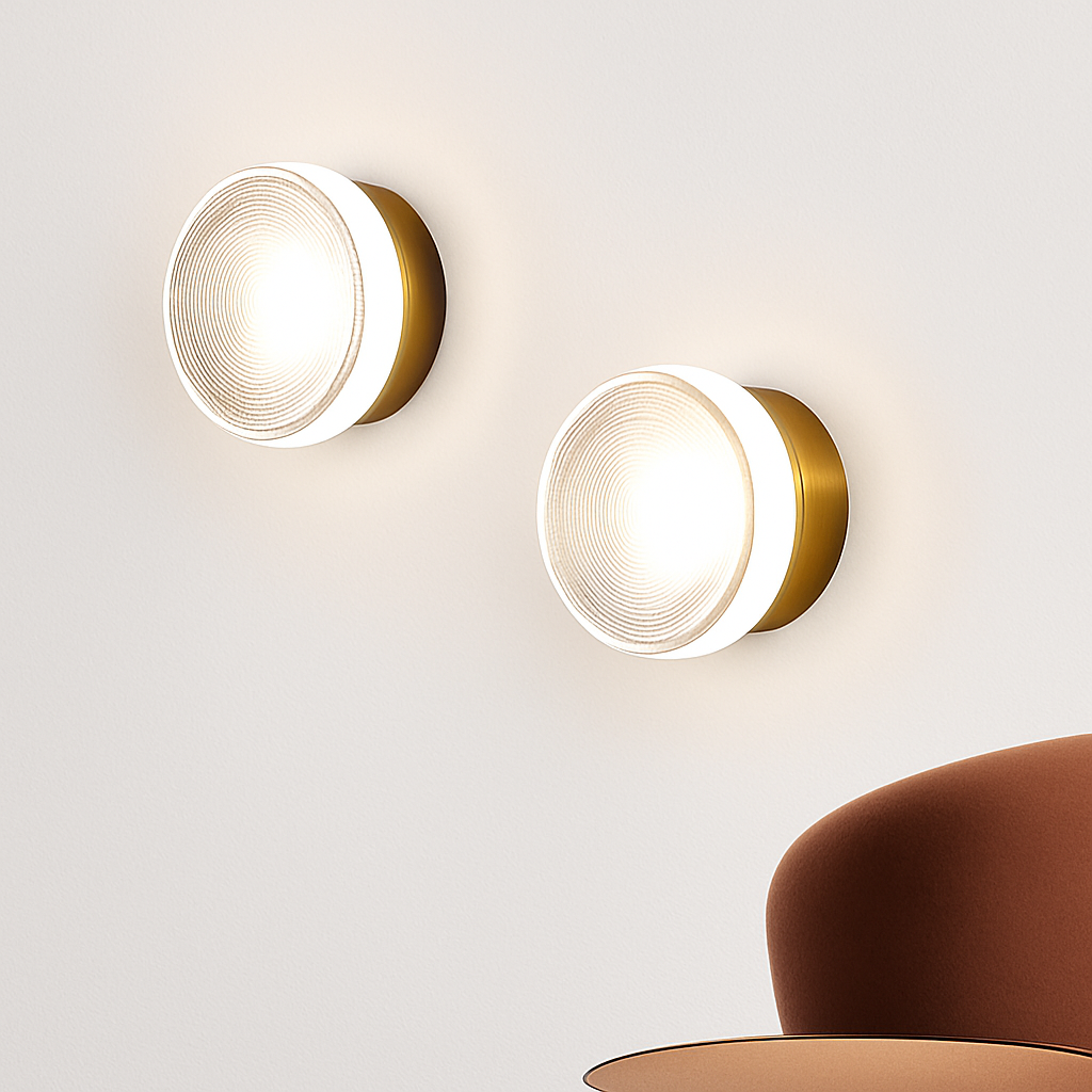 Bellford Modern Round LED Wall Sconce for Soft Indoor Illumination