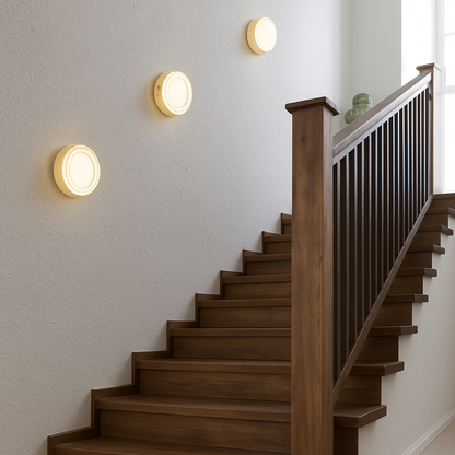 Bellford Modern Round LED Wall Sconce for Soft Indoor Illumination